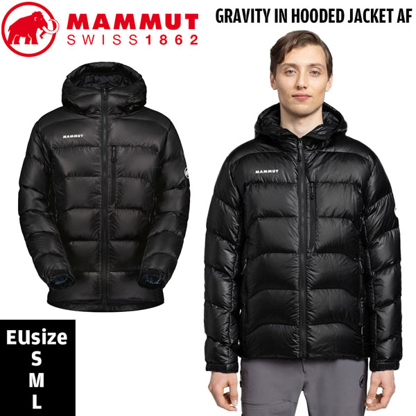 マムート MAMMUT GRAVITY IN HOODED JACKET AF black グラビティインサレーションフーデットジャケット ダウンジャケット メンズ