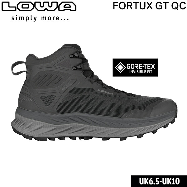ローバー LOWA トレッキングシューズ フォートックス GT QC ブラック 登山靴