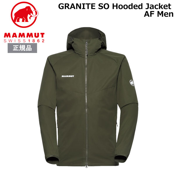 マムート グラナイトソフトシェルフーデッドジャケットアジアンフィット MAMMUT GRANITE SO HOODED JACKET AF 登山 ソフトシェル ジャケット DARKMARSH EU S EU M EU L
