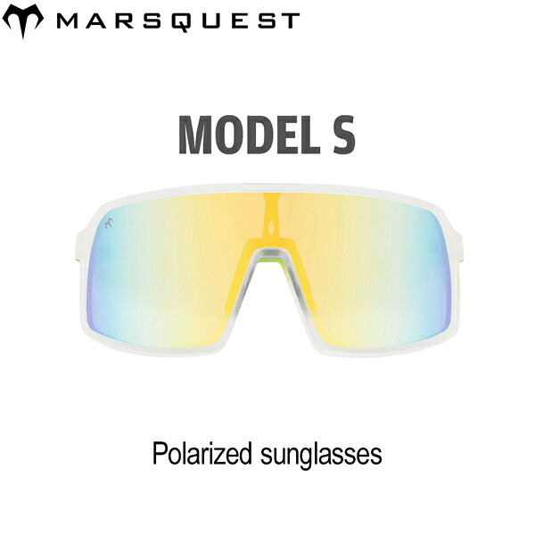マーズクエスト モデルエス クリスタルｘネオンイエロー MARSQUEST MODEL S Crystal x Neon Yellow 眼鏡 サングラス