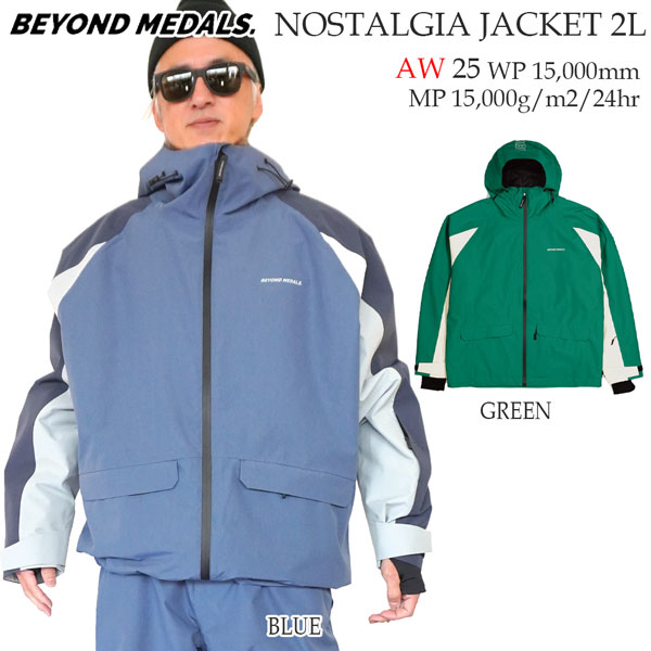 25-26 ビヨンドメダル もの懐かしさ上衣2L BEYOND MEDALS NOSTALGIA JACKET 2L スノーボード 御召しもの 上衣 25-26-JK-BML