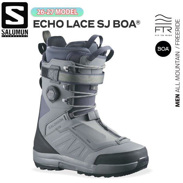 取って置く 26-27ひな形 SALOMON ECHO LACE SJ BOA スノーボード ブーツ サロモン 山びこスピード競技 フリーライド 無償性表現スタイル シュースピード競技 BOA カービング グラトリ 定め事品 26-27-BT-SLM 25 25.5 26 26.5 27 27.5 28 28.5 29 29.5