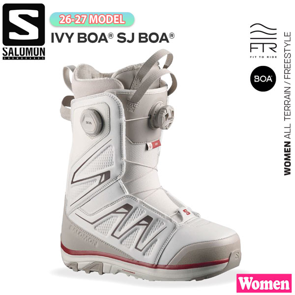 取って置く 26-27ひな形 SALOMON IVY BOA SJ BOA スノーボード ブーツ レディース サロモン グラトリ 運動場 BOA 無償性表現スタイル やわらかめ 亭主もち用 定め事品 26-27-BT-SLM 22 22.5 23 23.5 24 24.5 25 25.5 26