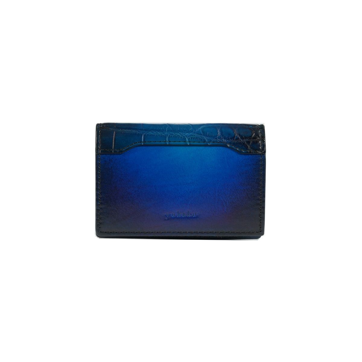 楽天市場】【公式】yuhaku ユハク 二つ折り財布 薄型 クロコダイル 本
