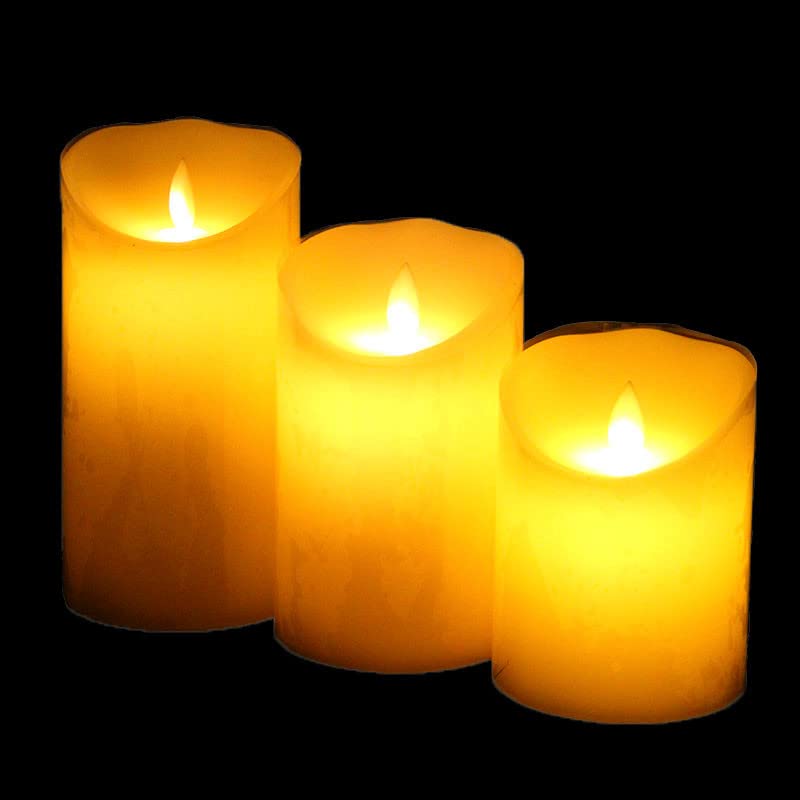 楽天市場】LEDキャンドルライト キャンドル 3本セット 間接照明