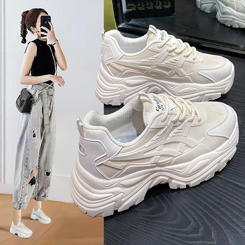 レザー ダッドスニーカー スクエアトゥ 厚底 韓国 モード nr1103 レザー ダッドスニーカー スクエアトゥ 厚底 韓国 モード nr1103