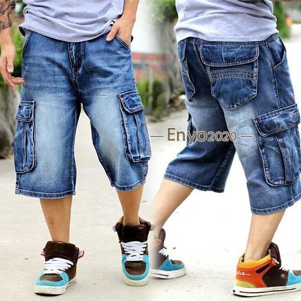 90s Ripcurl デニム バギー ショーツ ハーフパンツ ダメージ 極太 極太 デニム ハーフパンツ ジーンズ バギーパンツ ショート