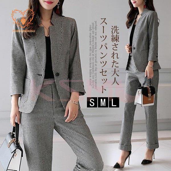 楽天市場】セットアップ レディース テーラード ミニ丈パンツ スーツ 2
