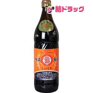 お取寄せ 12個セット 純正こいくち醤油 0.9L マルシマ|結ドラッグ