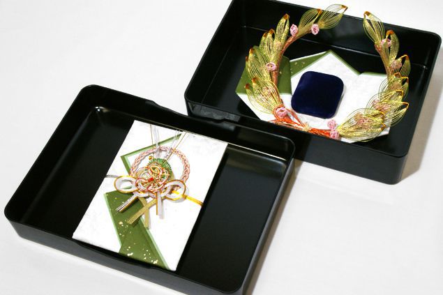 楽天市場】高岡塗文庫 わかな 結納セット 毛氈無料サービス 結納 結納