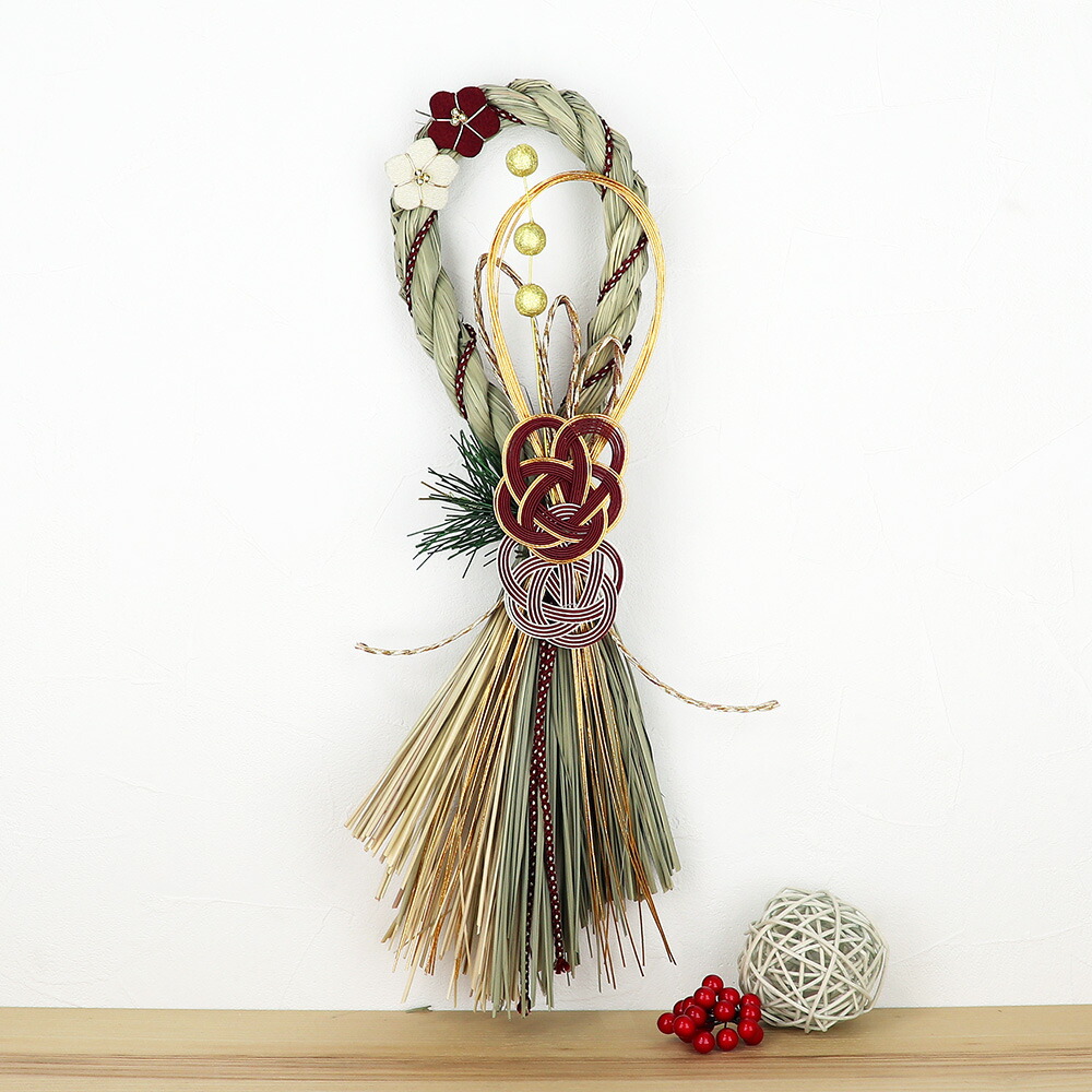 楽天市場】送料無料 しめ飾り 玄関飾り 輪飾り［祥雲］しめ縄 しめなわ