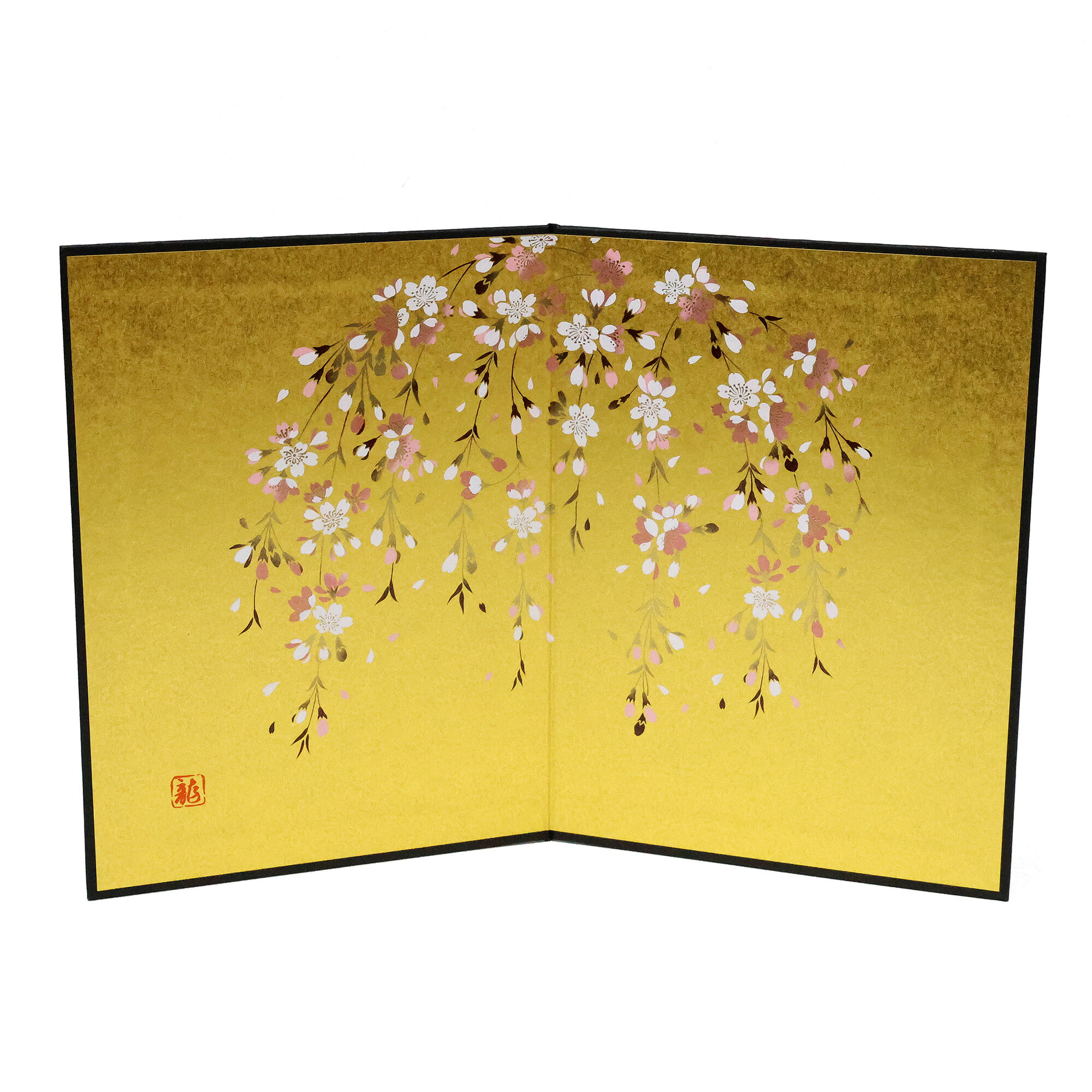 楽天市場】[ メール便可 ] ＜当店オリジナル＞ 金屏風 組立済 六曲