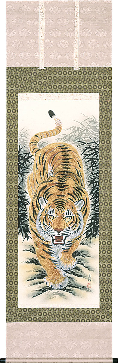 楽天市場】額絵【限定品】2022年干支 猛虎 松原寿石 約横53×縦