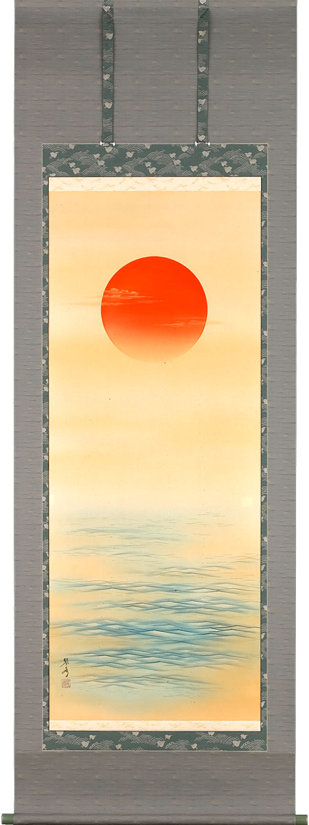 誕生祝いに！　掛軸 紫式部 稲垣瑞波 【尺五立・標準サイズ】54✕184㌢ 誕生祝いに！ 掛軸 紫式部 稲垣瑞波 【尺五立・標準サイズ】54