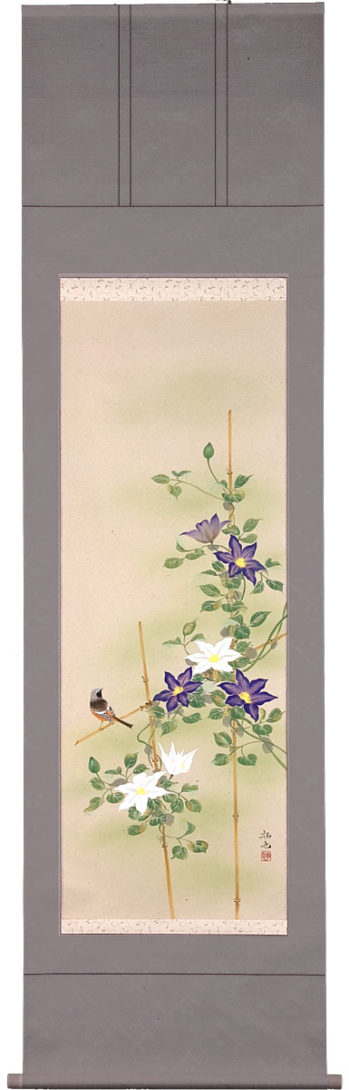 美品 掛け軸 出口華凰作 金魚図 共箱 夏掛け 納涼 美術年鑑掲載作家 感謝の声続々！ 金魚図 出口華凰作 掛け軸 美品 共箱 美術年鑑