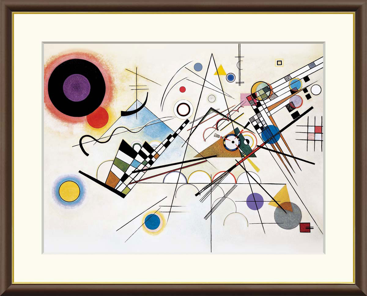 楽天市場】額絵 カンディンスキー コンポジション 8 f8・f6・f4サイズ