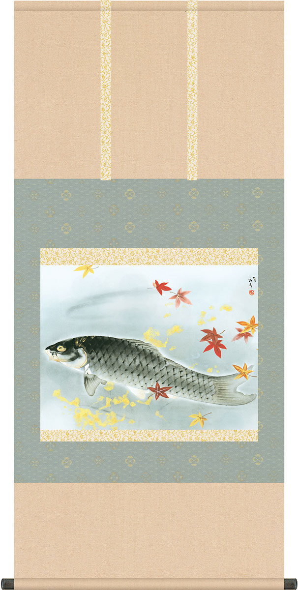 川端龍子　絹本色紙画【木版画手彩色花鳥12ヶ月】桐共箱　三越鑑製目録有　EA Amazon.co.jp: 川端龍子 色紙画 芥子の花 淡彩画 サイン在 額装 肉筆