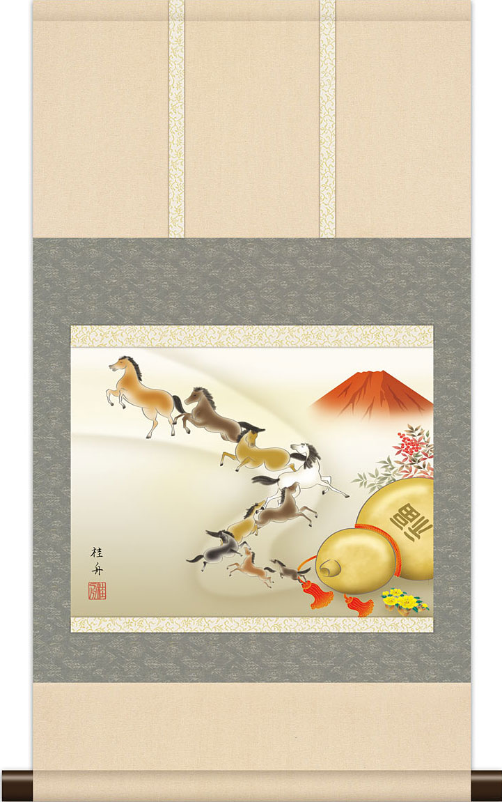 十二支　掛け軸　酉 十二支 掛け軸 酉