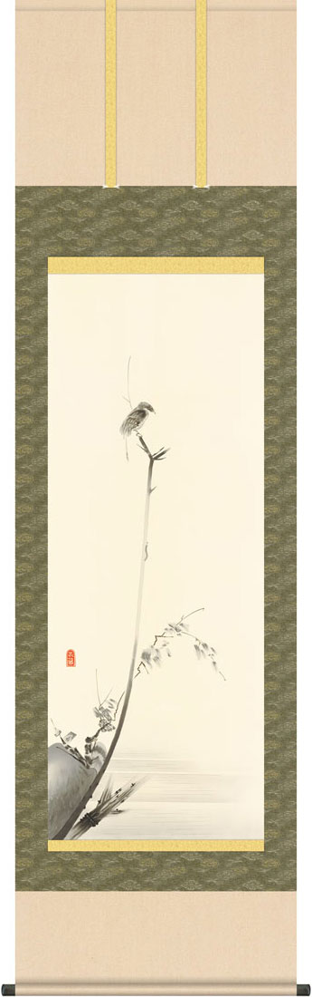 【複製】宮本武蔵「紅梅鳩図」重要文化財 額装済 183×49cm 楽天市場】宮本武蔵 「紅梅鳩図」 複製 掛軸 : 光ネット組合
