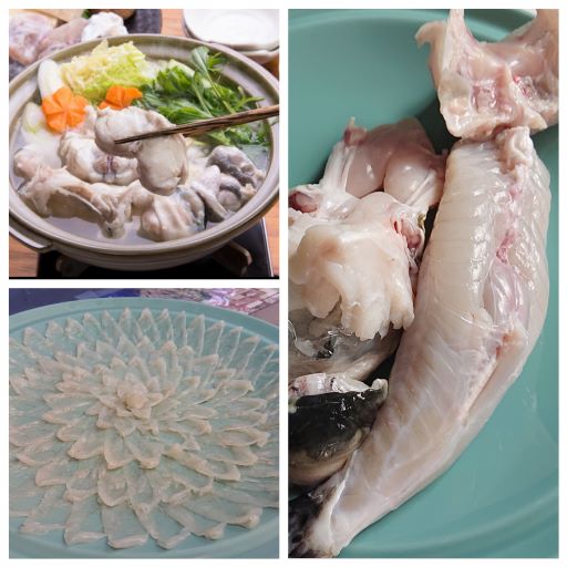 国産とらふぐみがきセット（1ｋｇサイズ・有毒部位除去済み）送料無料