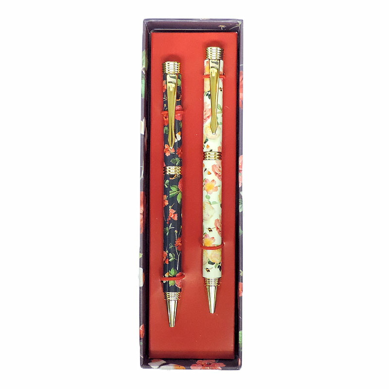 楽天市場】ボールペン2本セット パピヨン 蝶柄 ギフト