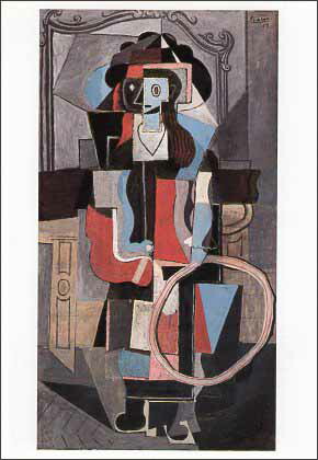 楽天市場 ポストカード アート ピカソ 少女と輪 150 105mm Hzn2423 ユージニア 楽天市場店