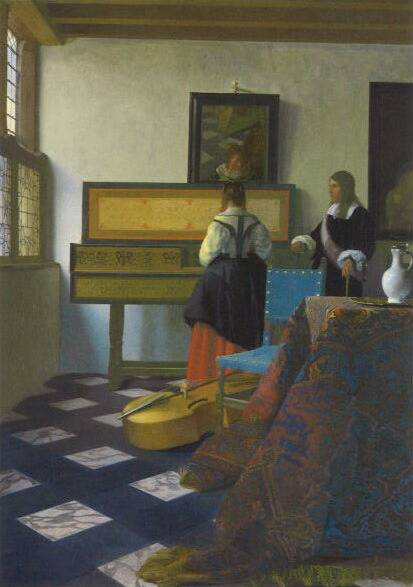 楽天市場】ポストカード アート フェルメール「ラブレター」105