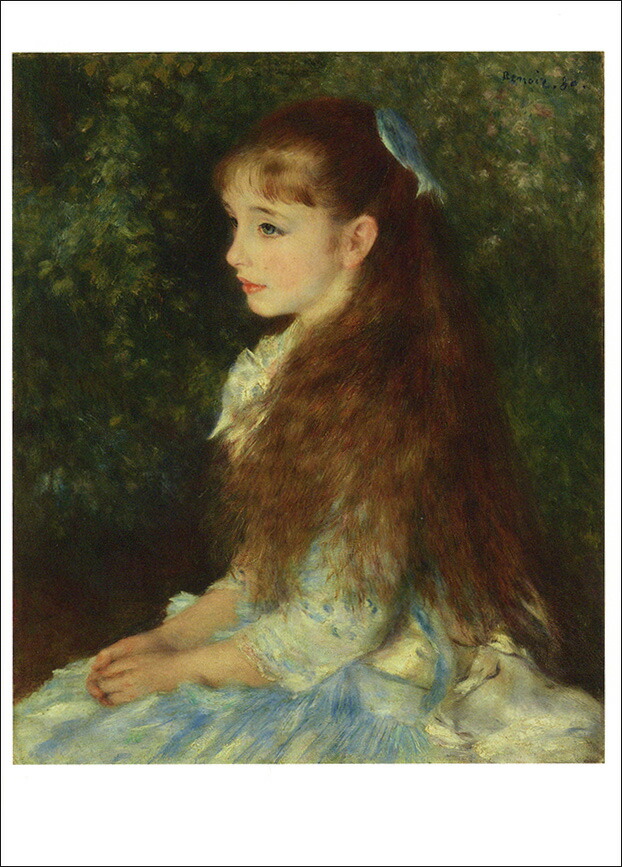 楽天市場】ポストカード アート ルノワール「女優ジャンヌ・サマリーの