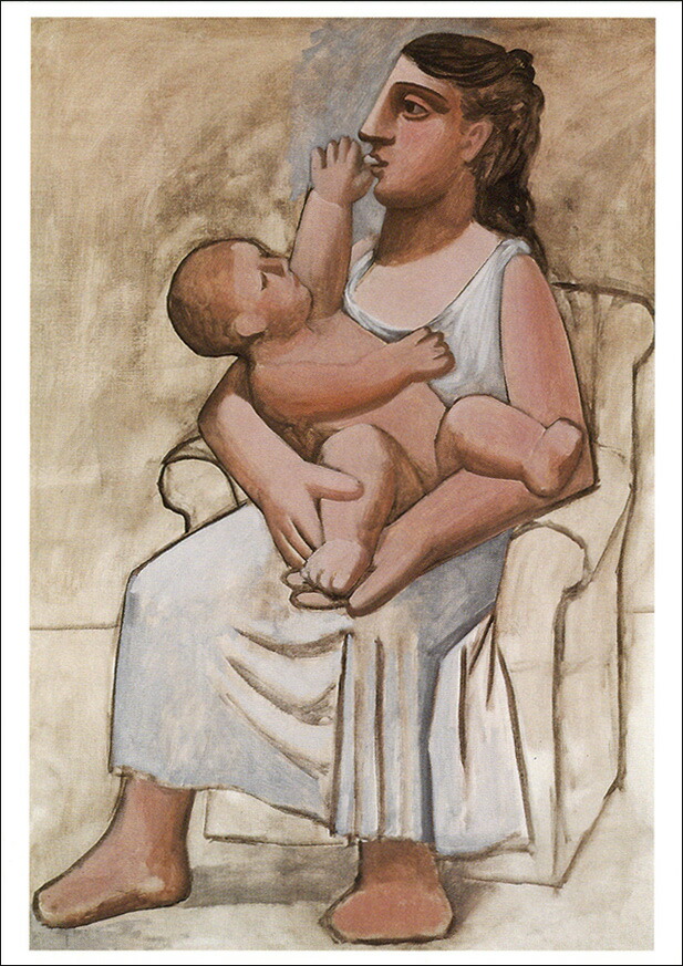 楽天市場】ポストカード アート ピカソ「本を読む女」105×150mm 名画