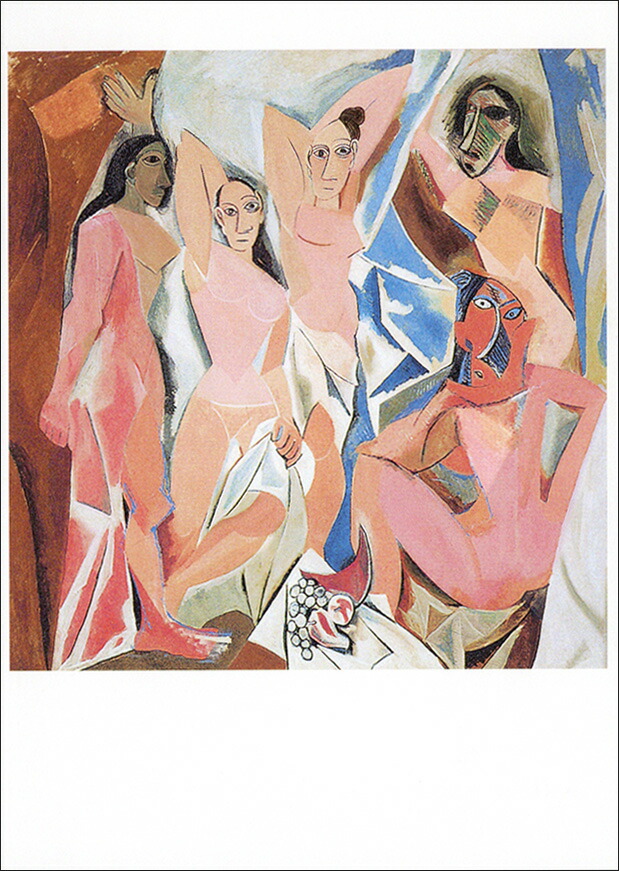 楽天市場】ポストカード アート ピカソ「本を読む女」105×150mm