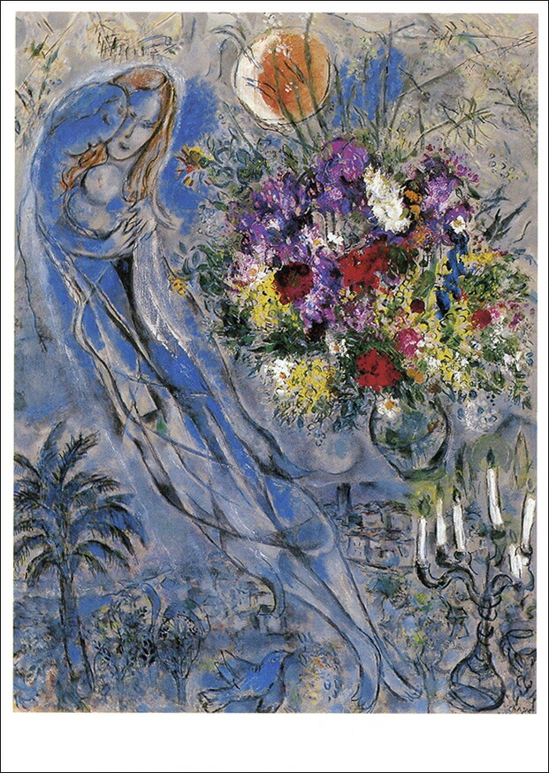 楽天市場】ポストカード アート シャガール「赤いエッフェル塔」105