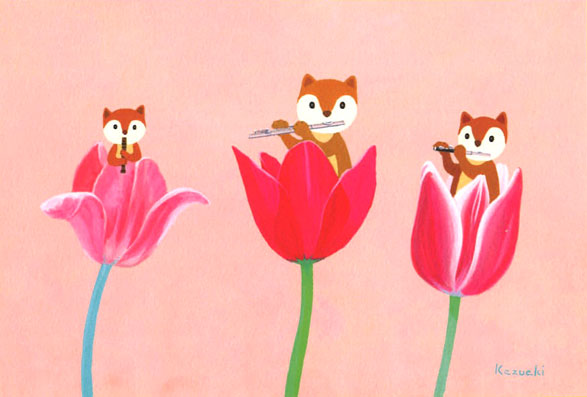 楽天市場 ポストカード イラスト 山田和明 三姉妹 148 100mm Ky0 ユージニア 楽天市場店