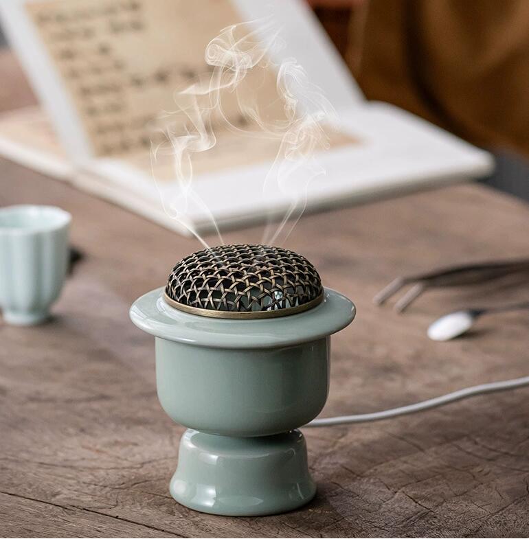 楽天市場】電子香炉 kioka 持ち運びできるコンパクト設計 安全 手軽