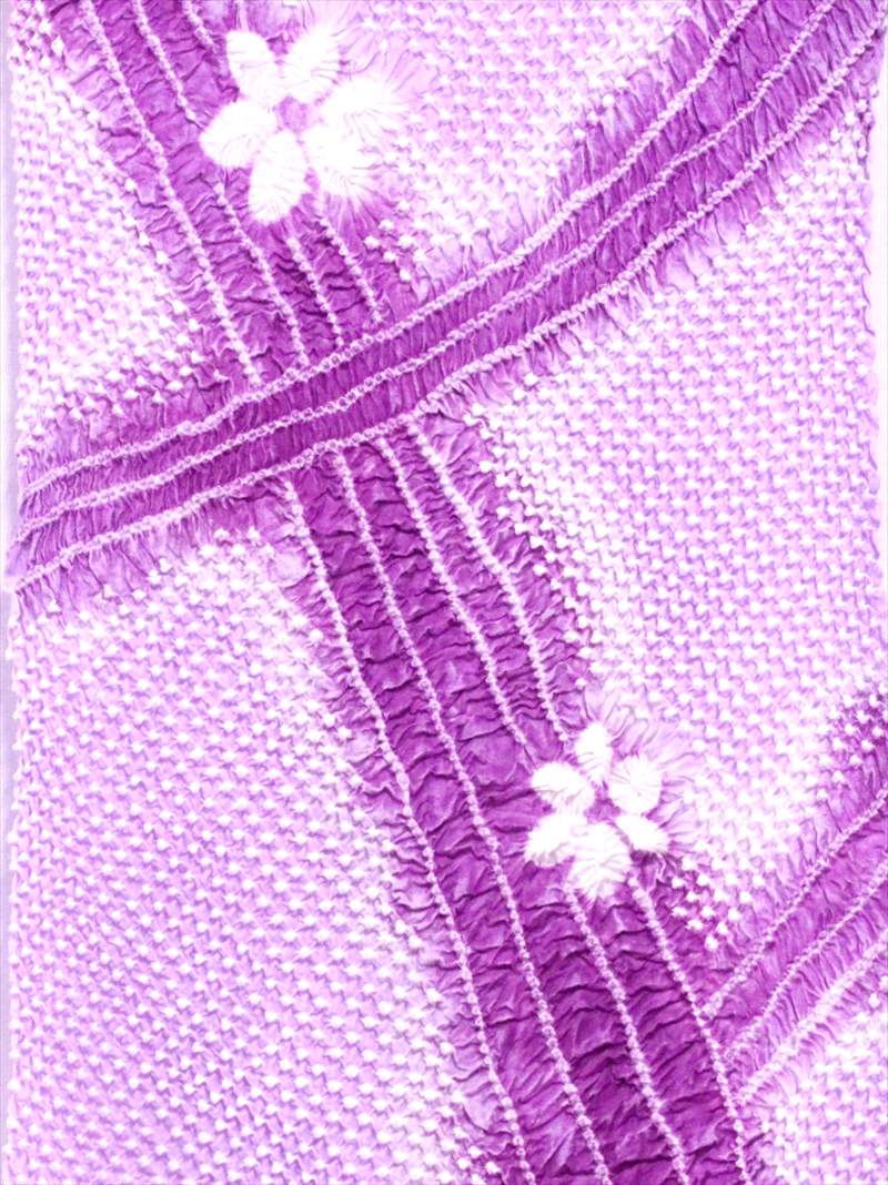 人気の雑貨がズラリ 有松絞り 絞り浴衣反物 鉄線 斜線柄 うす紫地 No 962 反物 Williamsav Com