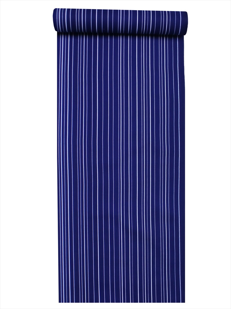 男物 浴衣 反物 紺地・矢鱈シマ柄・No.658 5,940円