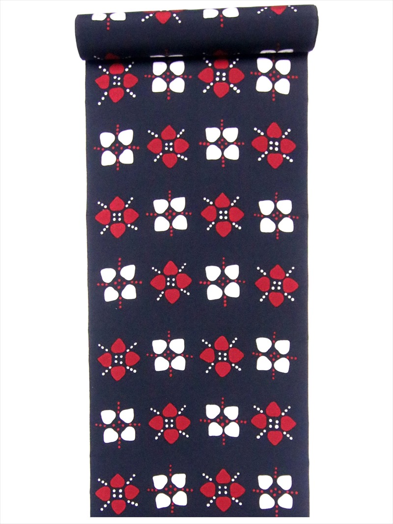 楽天市場】羽尺 反物 訳有り hj-9 赤茶地・斜め曲線柄 : 浴衣・着物の