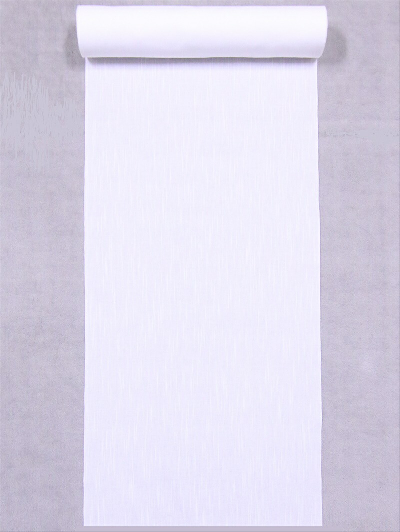 経(タテ)スラブ生地　 No.25　白地反物(12m)
