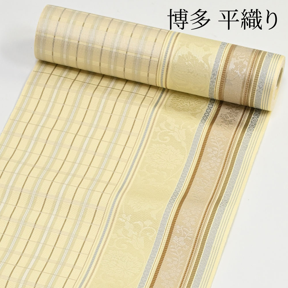 夢みるばーば様。米沢織名古屋帯新品未使用 スワセンイ 米沢織 八寸名古屋帯 縄文紀行 紺 お仕立て付き