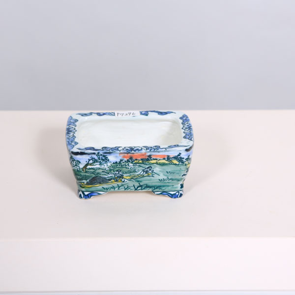 現代小鉢：陶翠　長方鉢　9.9cm【現品】