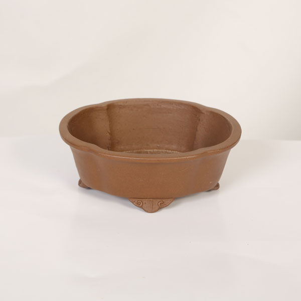 今日このごろ小鉢：柴勝 足付モッコ鉢【現品】*shibakatu 15.8糎