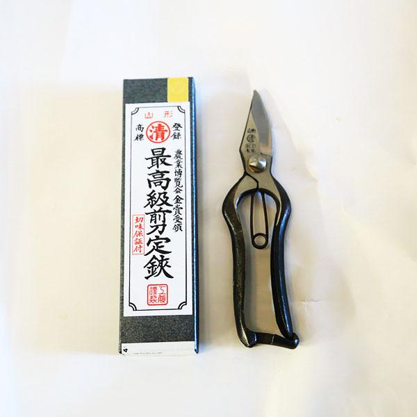 盆栽御先棒：円錐小体印 切り下げる芽切鋏 180粍*原材料 YK-14