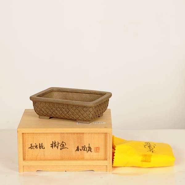 現代小鉢：陶雀　長方鉢『長方籠』【現品】*toujyaku　11.5cm