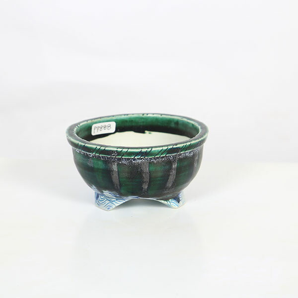 現代小鉢：本田影雪　足付丸鉢　9.6ｃｍ【現品】*eisetu
