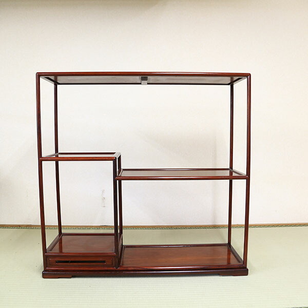 飾:盆栽用飾り棚 80.0cm【中古】【現品】*|遊恵盆栽 店