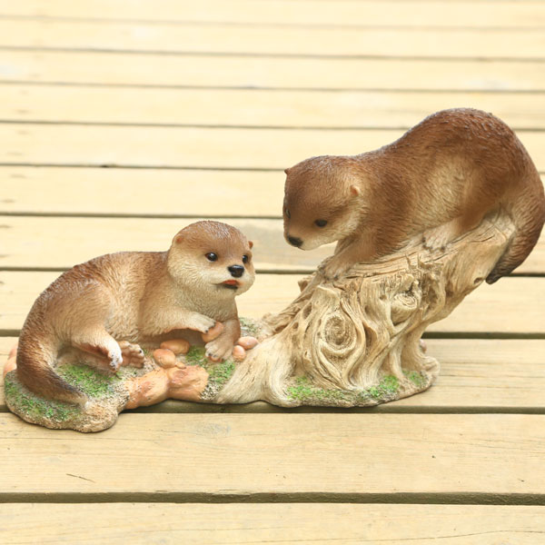 カワウソ 置物 カワウソ 置物 - メルカリ