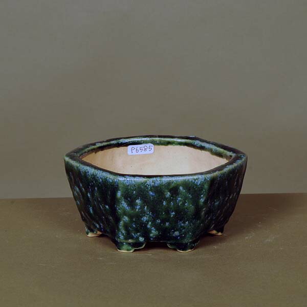 現代小鉢：浜重兵衛(じゅうべい)六角鉢　13.4ｃｍ【現】*資材