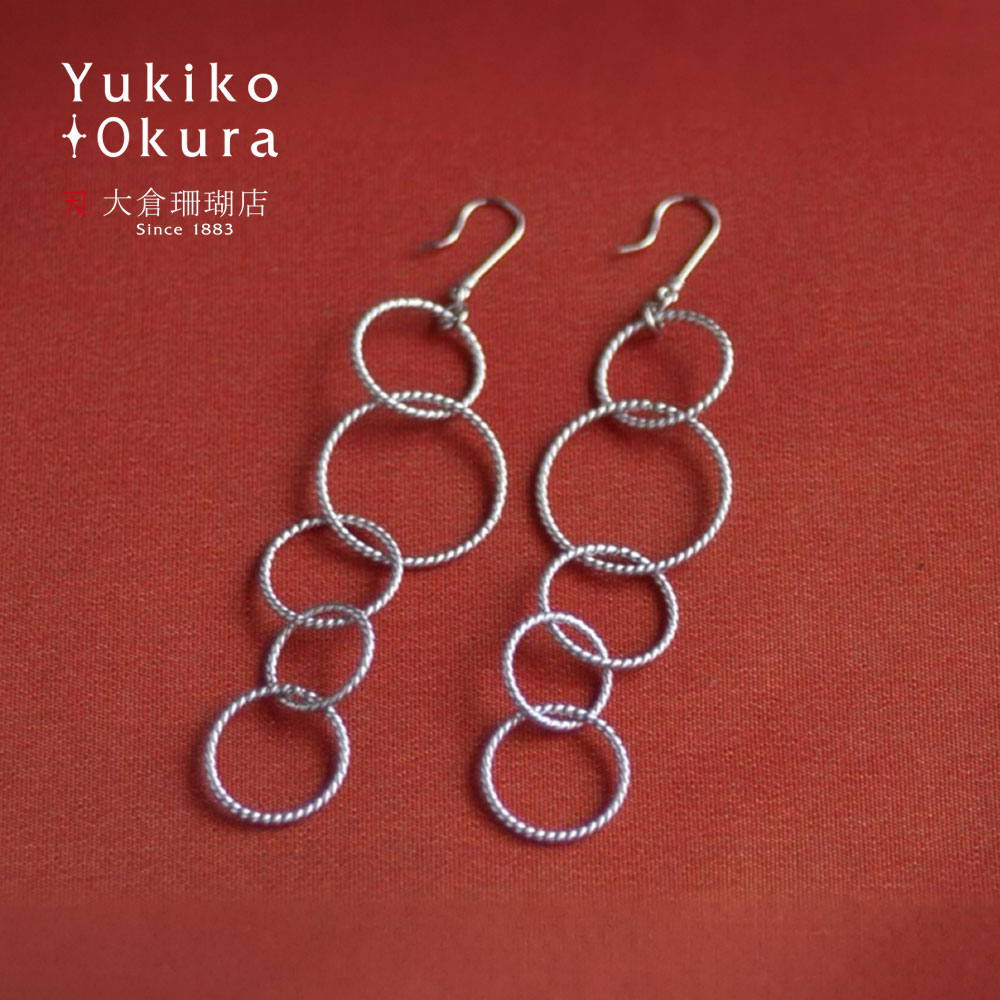 楽天市場】シルバー イヤリング ピアス SV925 3連フープ デザイン