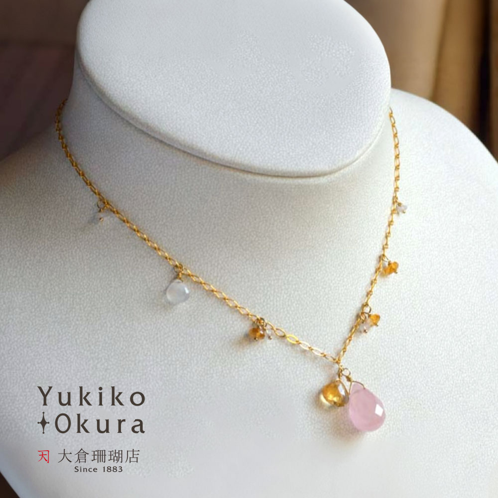 楽天市場】ネックレス 淡水 パール 真珠 水晶 クォーツ ルチルクォーツ