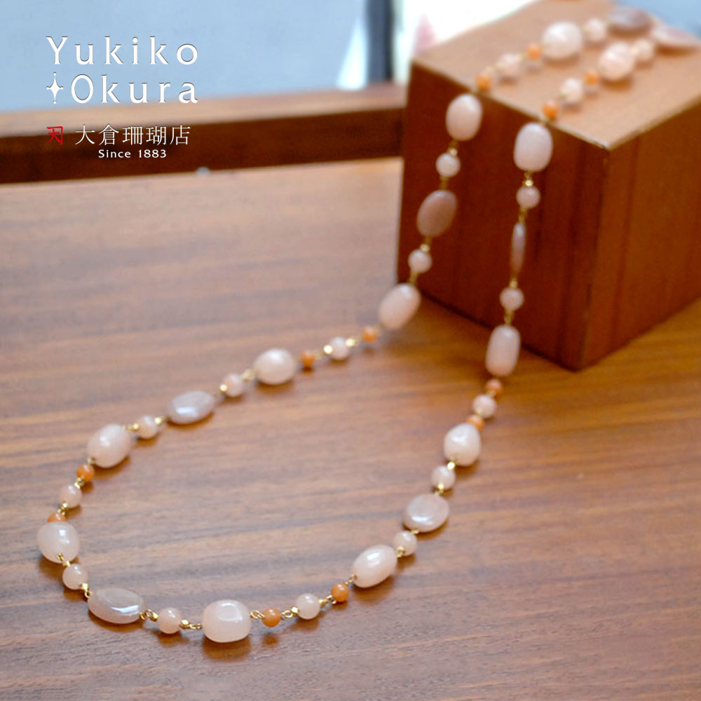 【匿名配送】 jpearl ネックレス チャーム ローズクォーツ パール 取巻き パール ネックレス(淡水真珠/6月誕生石)《16T10274》 | 京セラ