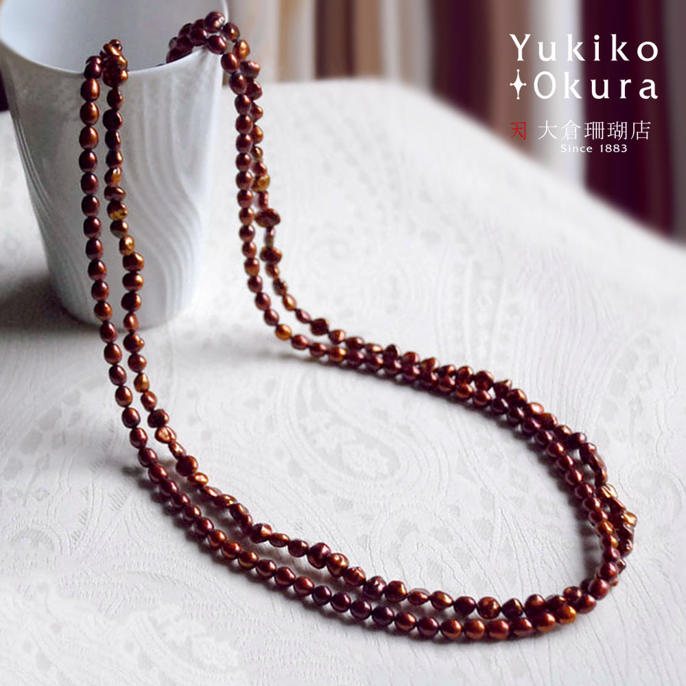 楽天市場】【全品ポイント5倍】 淡水パール ネックレス ブラック 真珠